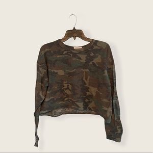 ANTISTAR Long Sleeve Camo Crop
